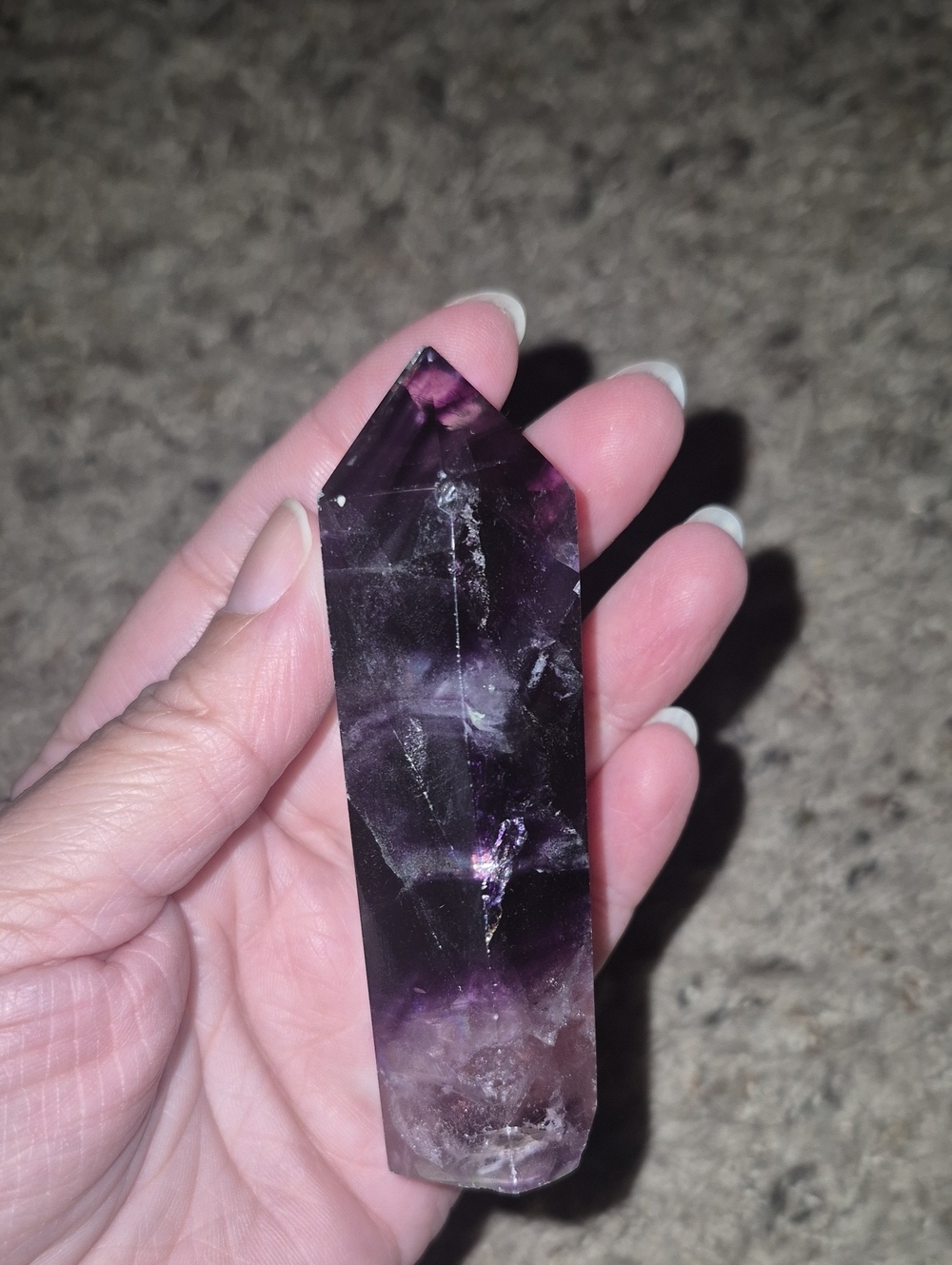 Juicy Chevron Amethyst Point